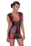 Cottelli Collection Rochie Sexy Wetlook Rosu/Negru S - Entro.ro