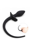 Mokko Toys Dop Anal cu Codita Kinky Tail Plug Silicon Negru Simply Fun - Entro.ro