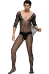 Paris Hollywood Bodystocking Crotchless Barbati Negru OS - Entro.ro