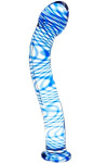 Passion Labs Dildo G-Spot Sticla Premium Albastru 19 cm Glass Series - Entro.ro