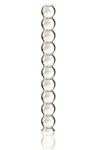 Passion Labs Dildo Multi Beads Sticla Premium Transparent 21 cm Glass Series - Entro.ro