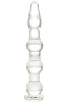 Passion Labs Wave Dildo Sticla Premium Transparent 17.5 cm Glass Series - Entro.ro