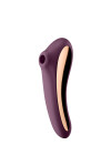 Satisfyer Stimulator Dual Kiss Air Pulse+Vibrator Silicon USB Red Wine - Entro.ro