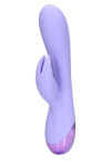 Loveline Vibrator Smooth Silicone Rabbit Vibrator 10 Moduri Vibratii USB 20 cm Mov - Entro.ro