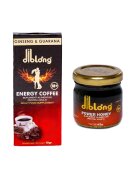 Diblong SET: Energy Coffee - supliment alimentar pentru bărbați formula de cafea instant cu plante care susțin sănătatea sexuală și funcția erectilă 10g +1 Power Honey 43g - Default Title