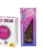 PARAPHARM SET: Capsule LADIES DREAM cresterea apetitului sexual si libidoului feminin 2 capsule + Boinky Ciocolată premium Love cu efect afrodisiac 1 buc - Default Title