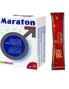 PARAPHARM SET: Capsule MARATON FORTE cresterea performantei sexuale barbati 20 capsule + 1 plic Diblong Power Honey 10g - Default Title