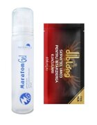 PARAPHARM SET: Lubrifiant MARATON Gel pe baza de apa 50 ml + 1 servetel DIBLONG DELAY TOWEL - Default Title