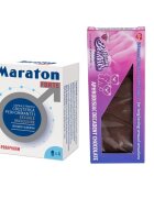 PARAPHARM SET: MARATON FORTE cresterea performantei sexuale barbati 4 capsule + Boinky Ciocolată premium cu efect afrodisiac - unisex 75 g - Default Title