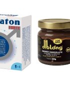 PARAPHARM SET: MARATON FORTE cresterea performantei sexuale barbati 4 capsule + Ciocolata cremoasa - DIBLONG CHOCOLATE for MEN 40g - Default Title