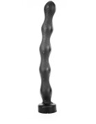 All Black Dildo Anal Beads PVC 41.5 cm