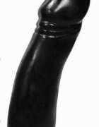 All Black Dildo Realist 33 cm