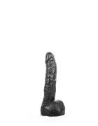 All Black Dildo Realist PVC Negru 21 cm
