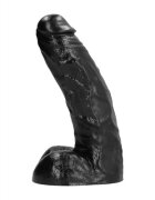 All Black Dildo Realist PVC Negru 27 cm