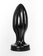 All Black Dop Anal PVC Negru 23 cm