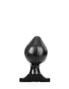 All Black Dop Anal Super Stretch PVC Negru 22.5 cm