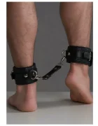 AVANZA Catuse de Picioare Feros Piele Ecologica Negru