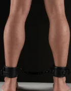AVANZA Catuse de Picioare Piele Ecologica Negru