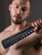 AVANZA Padela Feros Piele Ecologica Negru