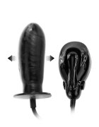 Baile Dildo Gonflabil Automat cu Vibratii Negru