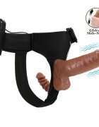 Baile Strap On Dublu Ultra Passionate Harness Multispeed Sliding Skin Dildo