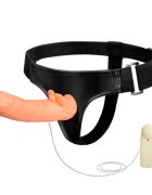 Baile Strap-on Passionate Harness Multispeed PVC Natural 20 cm