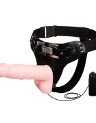 Baile Strap-on Ultra Passionate Harness Multispeed PVC Natural 16.7 cm