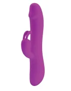 Baile Vibrator Iepuras Natural Motion 7 Moduri Vibratii 7 Moduri Thrusting Silicon USB Mov 20 cm