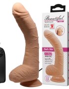 Baile Vibrator Realist Multispeed Beautiful Alex LifeLike Skin Natural 28 cm