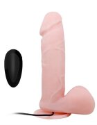 Baile Vibrator Realistic cu Telecomanda Multispeed 19.5 cm