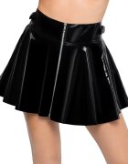 Black Level Fusta din Vinil Negru XL