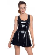 Black Level Rochie Mini din Vinil Negru XS