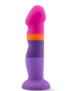 Blush NOVELTIES Dildo Avant Summer Fling cu Ventuza Silicon Premium Platinat Multicolor 20.3 cm