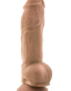 Blush NOVELTIES Dildo Big Boy Au Naturel Sensa Feel TPE Dubla Densitate Maro 26 cm