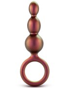 Blush NOVELTIES Dop Anal Adventures Matrix Beaded cu Inel Silicon Bronz 13.9 cm