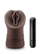 Blush NOVELTIES Masturbator Alexis Hot Chocolate cu Glont Vibrator