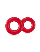 Blush NOVELTIES Set 2 Inele de Penis pentru Erectie Stay Hard Donut TPE Rosu