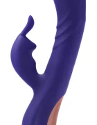 Blush NOVELTIES Vibartor Iepuras Harper Midnight 10 Moduri Vibratii Silicon USB Mov 22.2 cm
