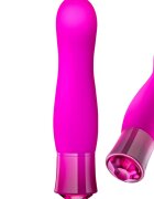 Blush NOVELTIES Vibrator Exclusive Tourmaline 10 Moduri Vibratii Silicon USB IPX7 Roz 13.9 cm