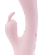 Blush NOVELTIES Vibrator Iepuras Fairy Flutter 10 Moduri Vibratii Silicon USB Roz 19 .7 cm
