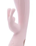 Blush NOVELTIES Vibrator Iepuras Morgan 10 Moduri Vibratii Silicon USB Roz 19.7 cm
