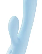 Blush NOVELTIES Vibrator Moondust Magic 10 Moduri Vibratii Silicon USB Albastru 21 cm