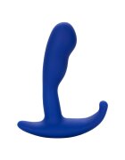 California Exotics Stimulator Anal Admiral Advanced Curved Probe 10 Moduri Vibratii Functie Memorie Silicon USB Albastru 12.5 cm