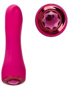 California Exotics Vibrator Gem Vibe Bliss 10 Moduri Vibratii Functie Memorie Silicon USB Fuchsia 17.7 cm
