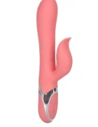 California Exotics Vibrator Iepuras Enchanted Tickler 12 Moduri Vibratii 4 Moduri Rotatii Bile Silicon Roz USB 20 cm
