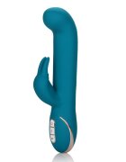 California Exotics Vibrator Iepuras Rocking G Rabbit Signature 7 Moduri Stimulatoare Silicon USB Albastru 21.5 cm
