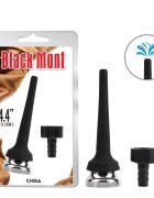 Chisa Novelties Cap de Dus Black Mont Flexibil Silicon Negru