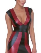Cottelli Collection Rochie Sexy Wetlook Rosu/Negru S