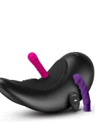 COWGIRL Masina de Sex The Saddle Remote Control 2 Atasamente Silicon USB Negru
