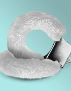 Crushious Catuse cu Plus Love Cuffs pentru Maini Alb